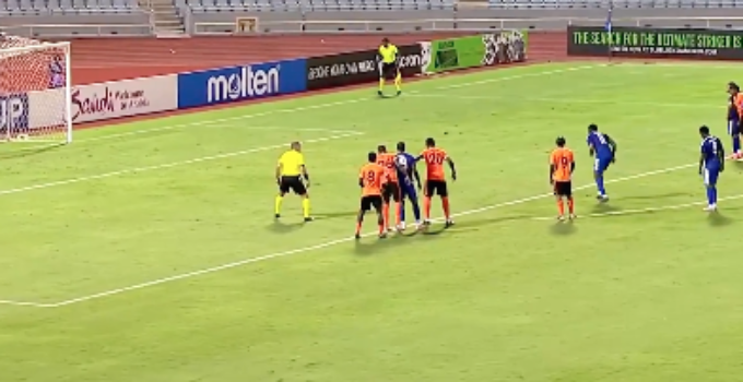 That Is What You Get for Taking a Penalty This Slowly.